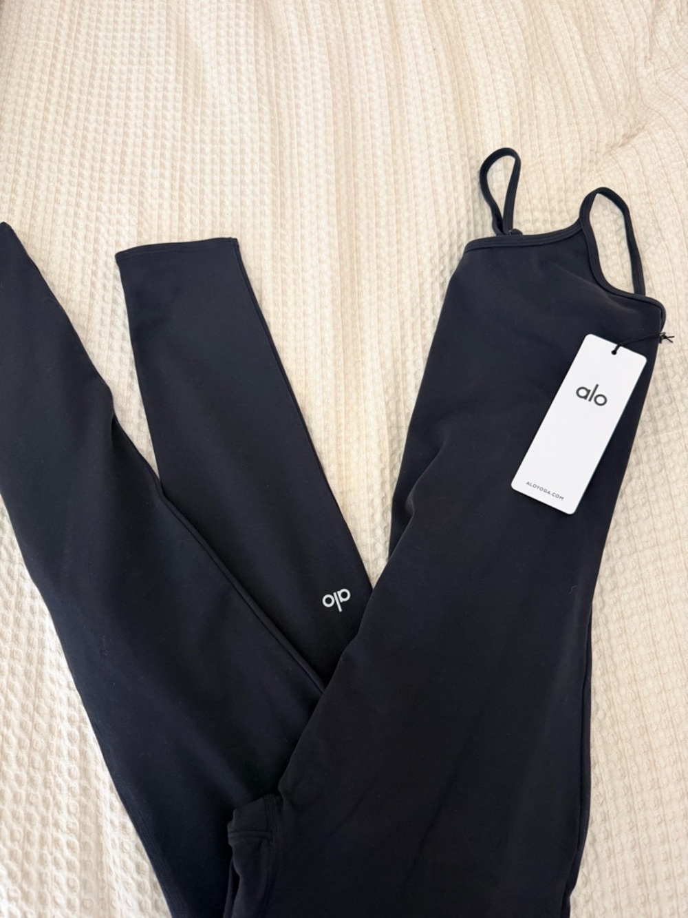ALO Yoga Air brush one & done onesie black